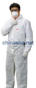 3M 4620 白色帶帽連體防護(hù)服（Type5&6類(lèi)防護(hù)）
