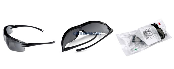 3M 10435 中國款流線型防護(hù)眼鏡（灰色鏡片，防霧）